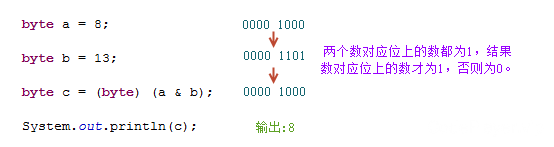 正数按位与(&)位运算